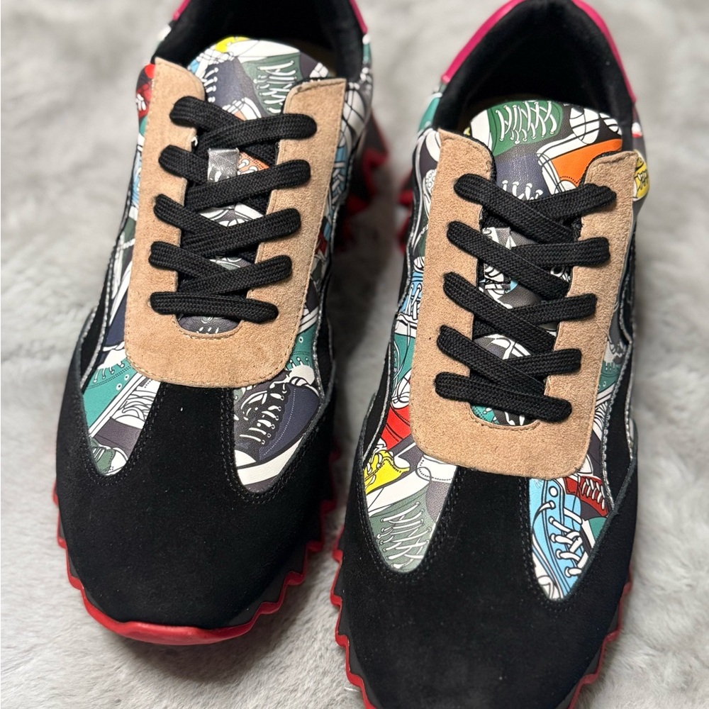 Christian Louboutin Multicolor Graphic Sneakers